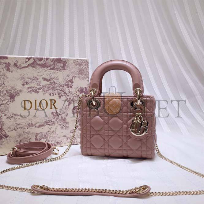 D*or mini lady bag m0505oadu_m15p (17cm*15cm*7cm)